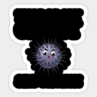 Sea urchin Birthday Funny & humor Sea urchins Cute & Cool Art Design Lovers Sticker